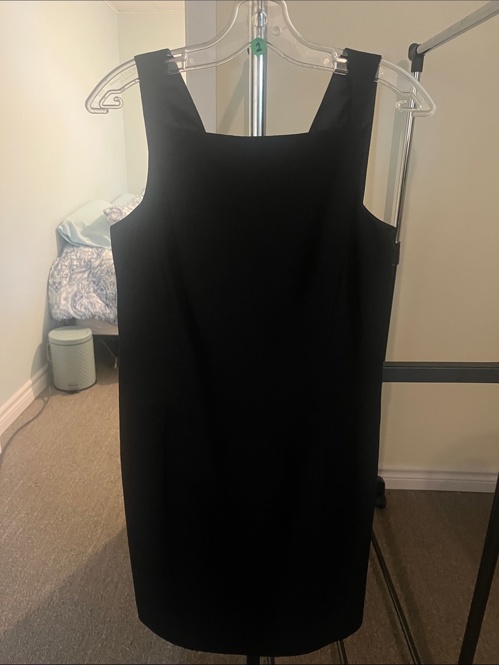 Classic Ann Taylor Black Sleeveless Shift Dress